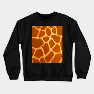 Giraffe Pattern Crewneck Sweatshirt